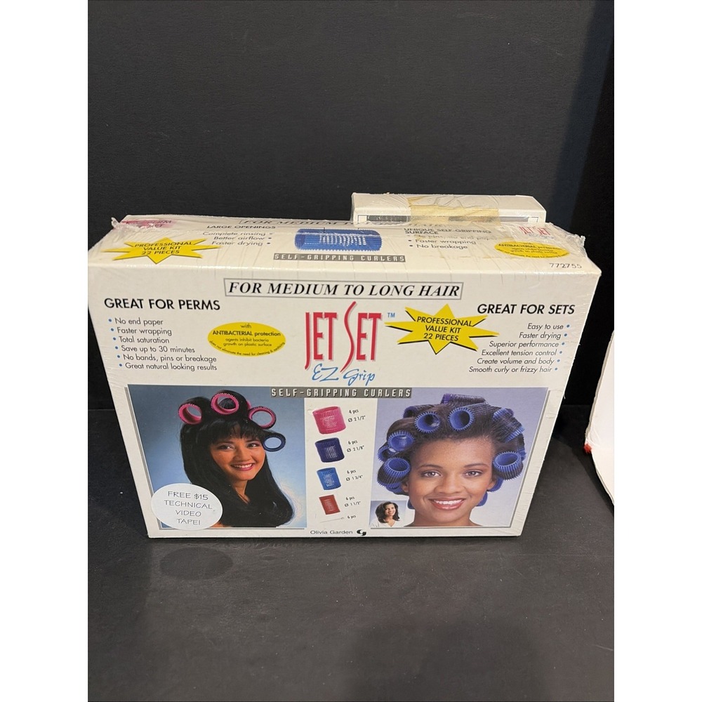 Jet Set EZ Grip 20 Pc Curler Set Longer Hair Professional Value Kit Medium Long